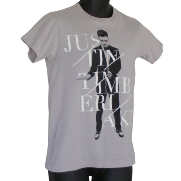 JUSTIN TIMBERLAKE Concert Tshirt, S, Gray, 2014, 2 sided, Short sleeves - Picture 3 of 10